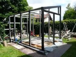 Stahlkonstruktion-Glasauflageprofile