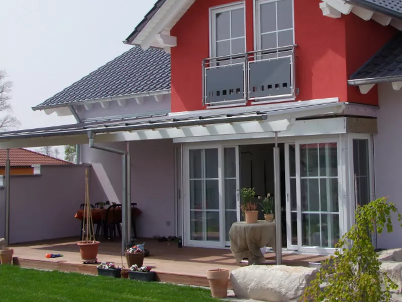 Terrassenüberdachung mit Glasdach bauen